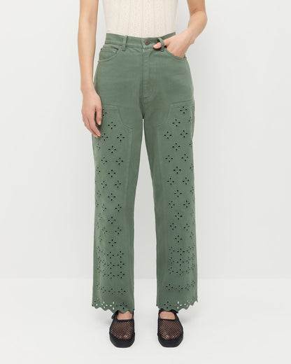Women Loeffler Randall Demi Embroidered Pant