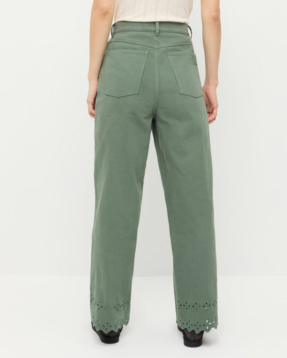Women Loeffler Randall Demi Embroidered Pant
