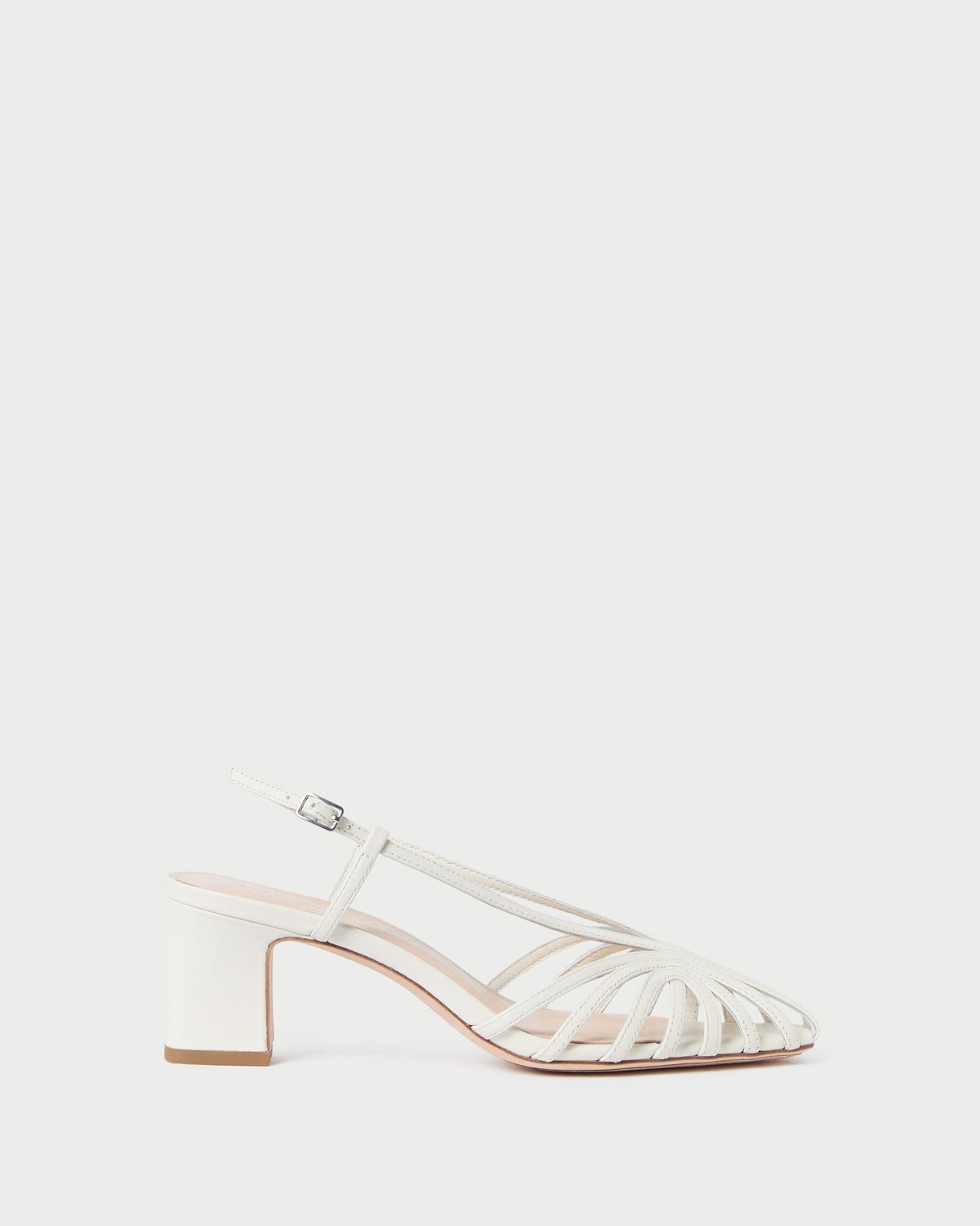 Women Loeffler Randall Priscilla Cream Heeled Sandal