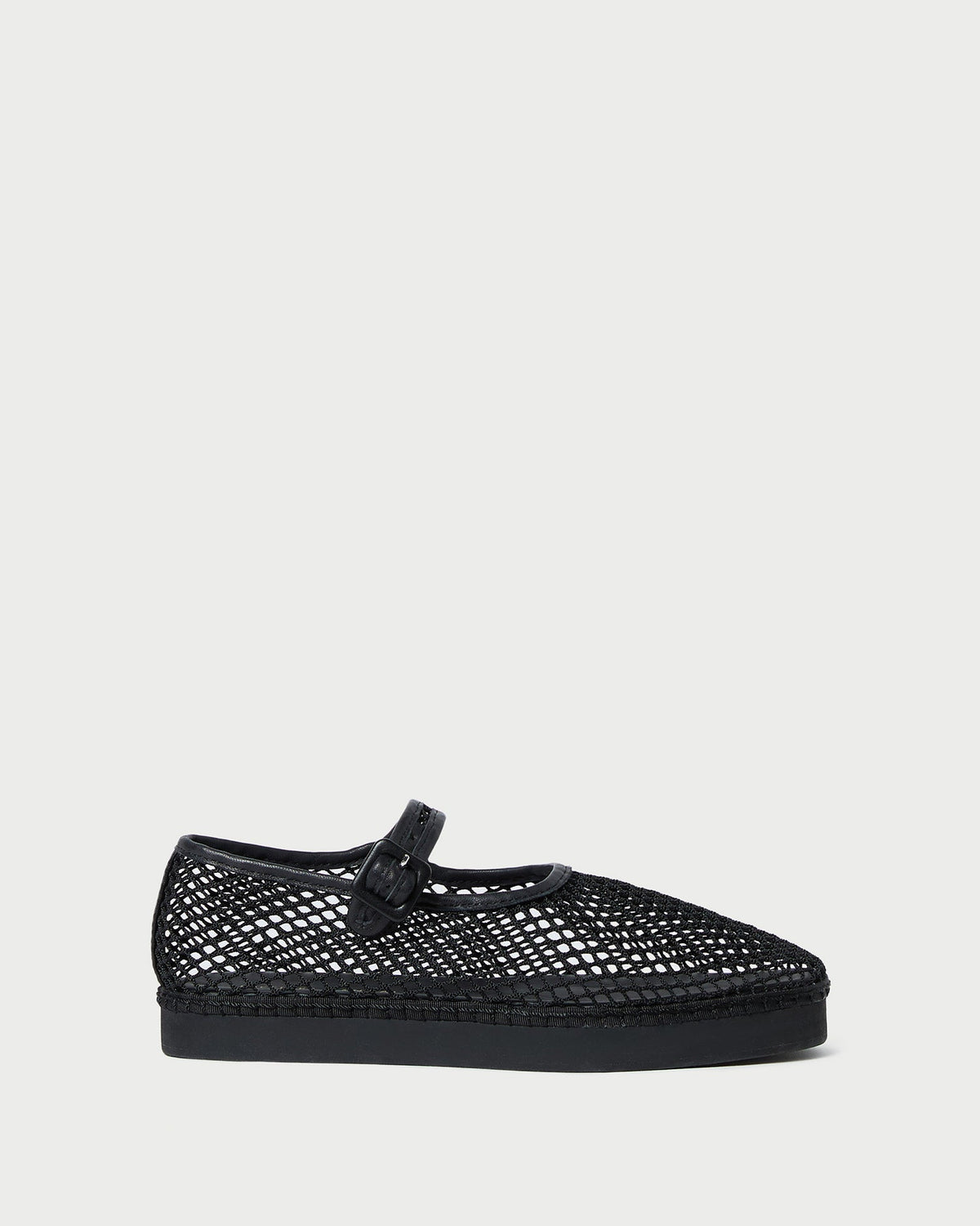 Women Loeffler Randall Rita Black Netted Mary Jane