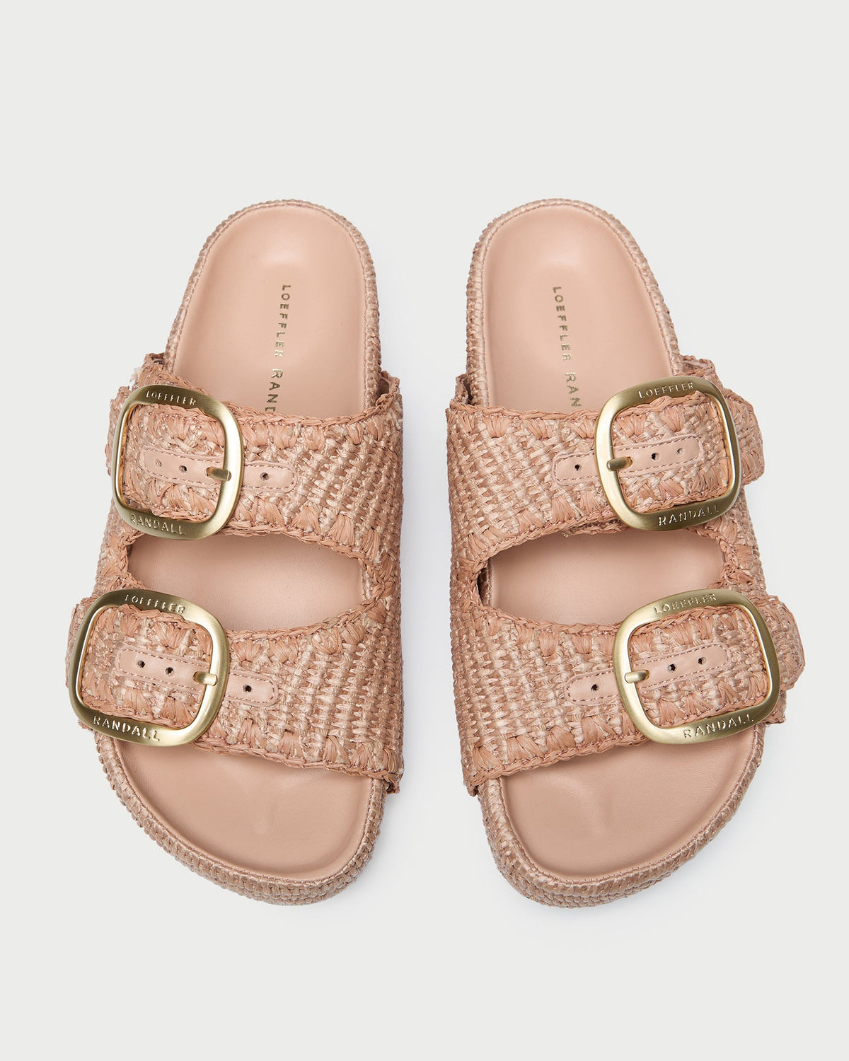 Women Loeffler Randall Theo Blush Two-Band Sandal