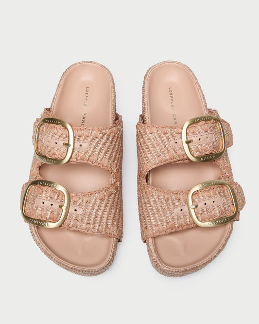 Women Loeffler Randall Theo Blush Two-Band Sandal