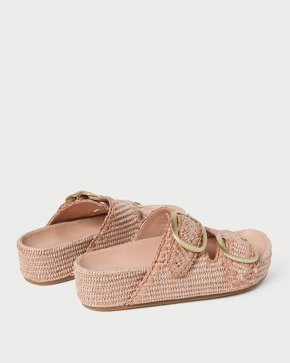 Women Loeffler Randall Theo Blush Two-Band Sandal