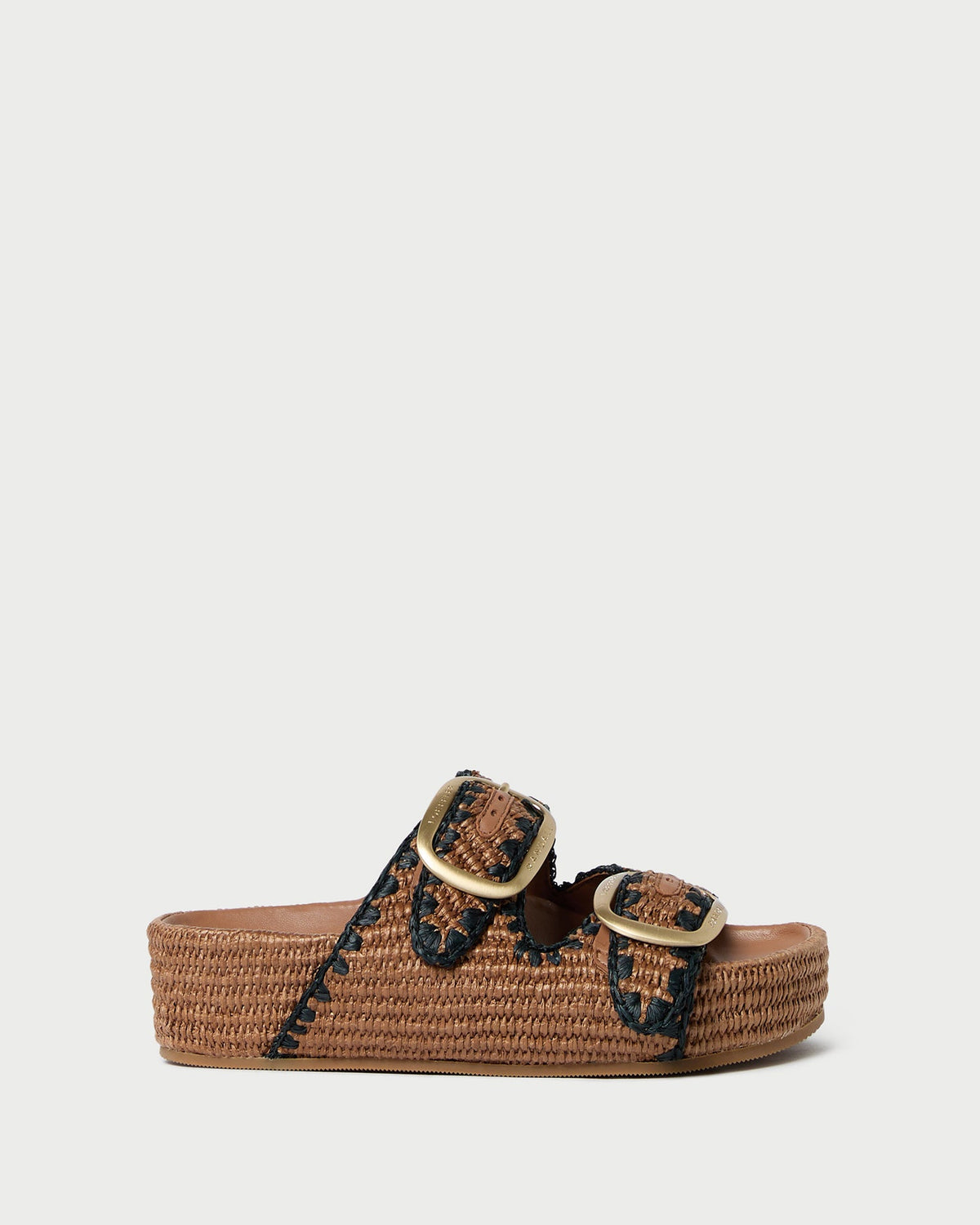 Women Loeffler Randall Theo Brown Two-Band Sandal