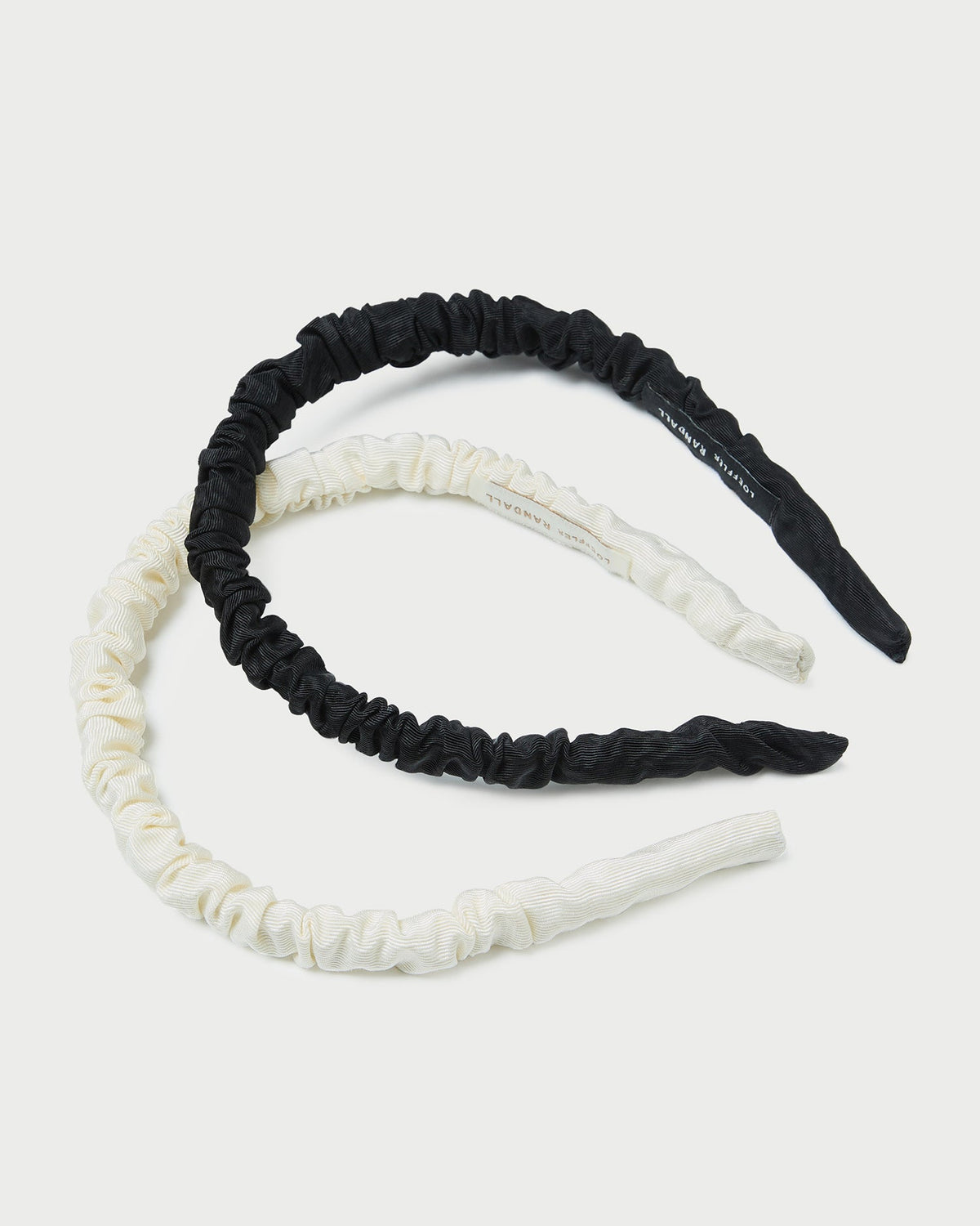 Women Loeffler Randall Sabine Black/Cream Headband Set