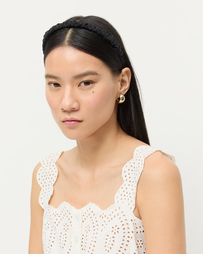 Women Loeffler Randall Sabine Black/Cream Headband Set