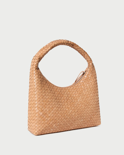 Women Loeffler Randall Willow Desert Sand Woven Hobo Bag