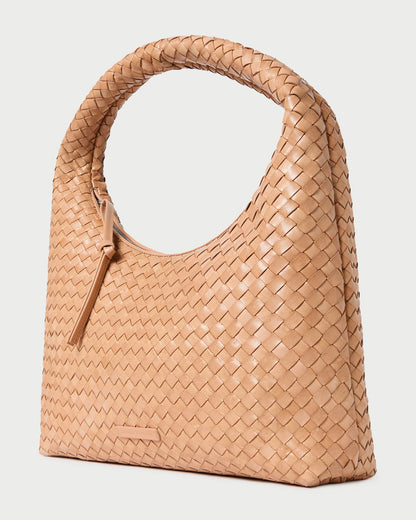 Women Loeffler Randall Willow Desert Sand Woven Hobo Bag