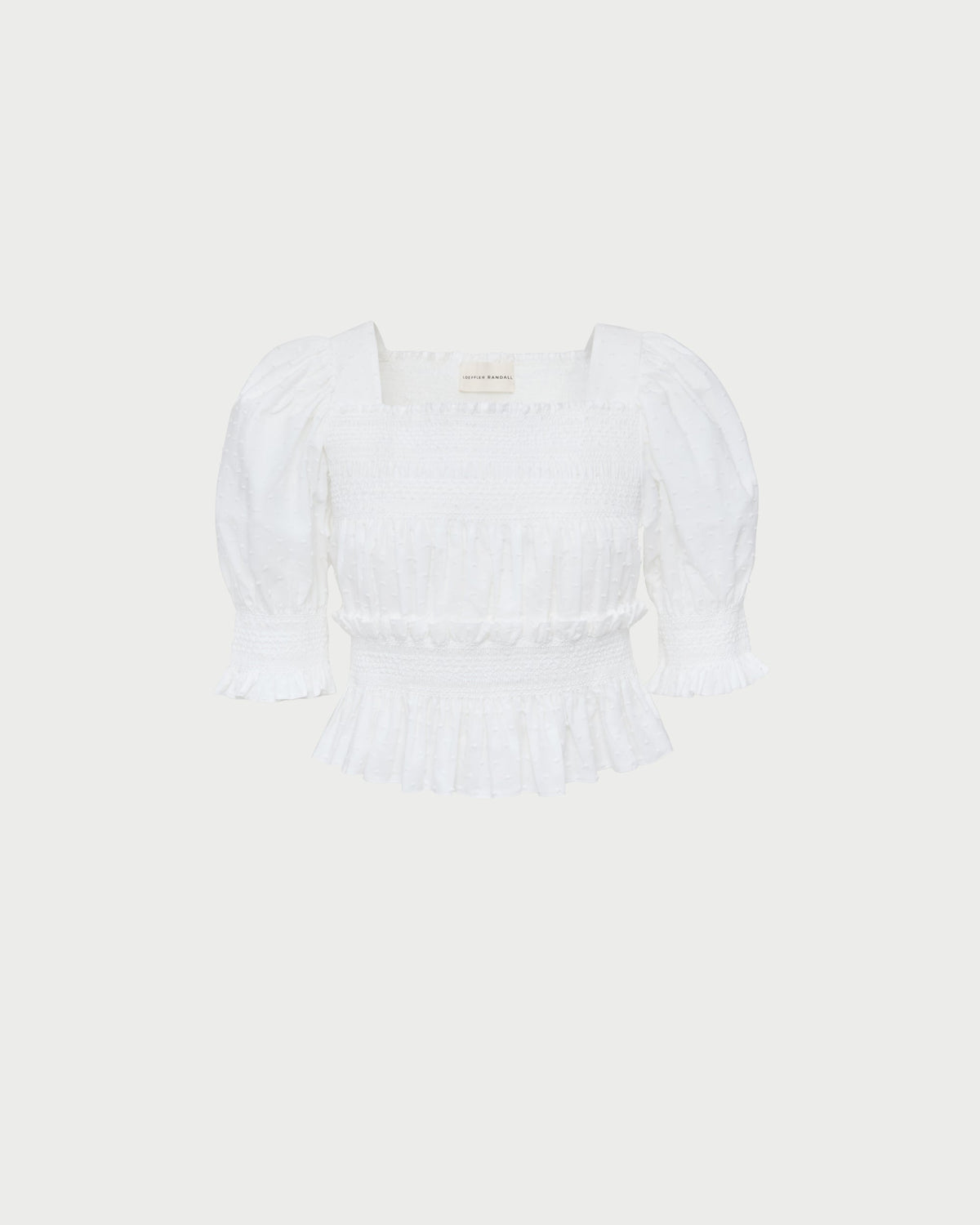 Women Loeffler Randall Nicola Smocked Blouse