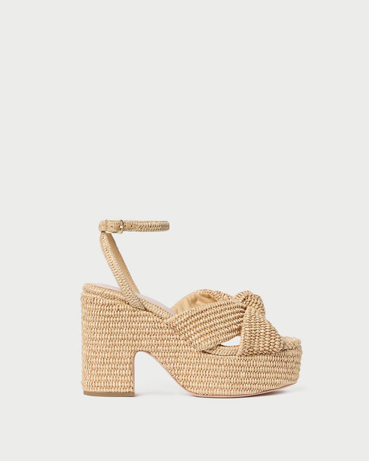 Women Loeffler Randall Liza Natural Platform Sandal