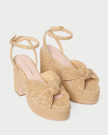 Women Loeffler Randall Liza Natural Platform Sandal