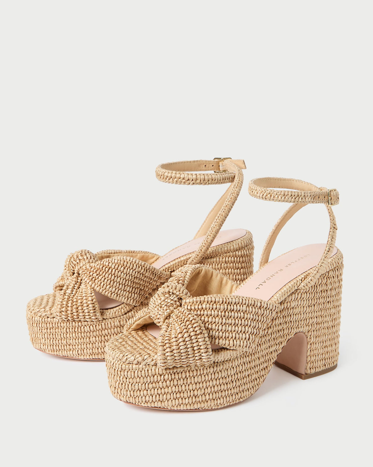 Women Loeffler Randall Liza Natural Platform Sandal
