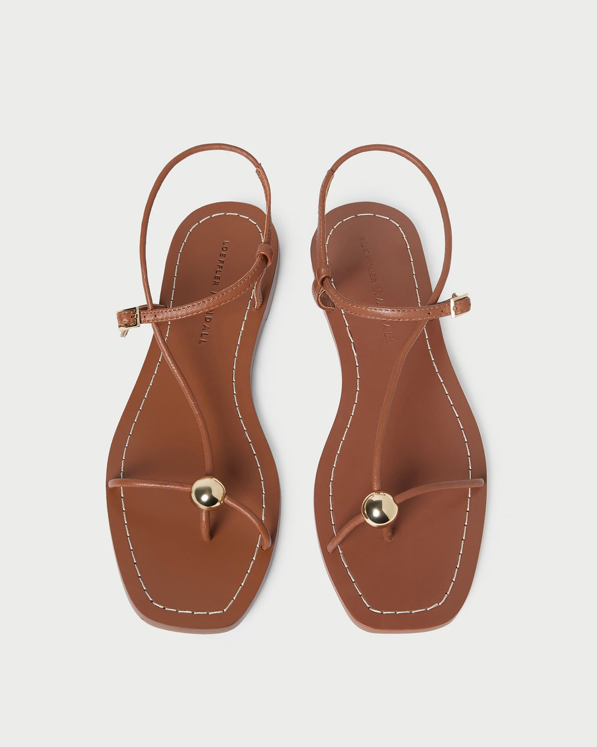 Women Loeffler Randall Lara Timber Leather Sandal