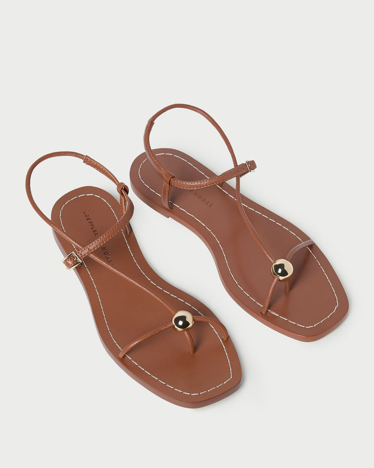 Women Loeffler Randall Lara Timber Leather Sandal