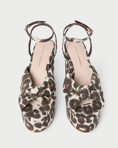 Women Loeffler Randall Liza Leopard Platform Sandal
