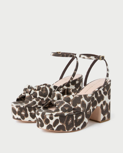 Women Loeffler Randall Liza Leopard Platform Sandal