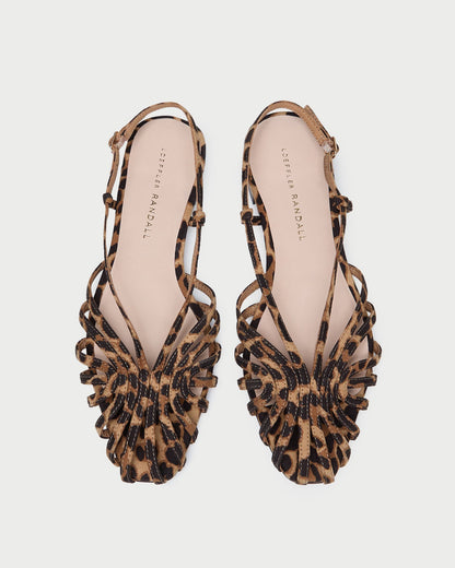 Women Loeffler Randall Devon Leopard Slingback Sandal