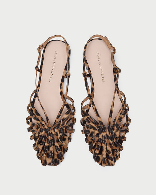 Women Loeffler Randall Devon Leopard Slingback Sandal