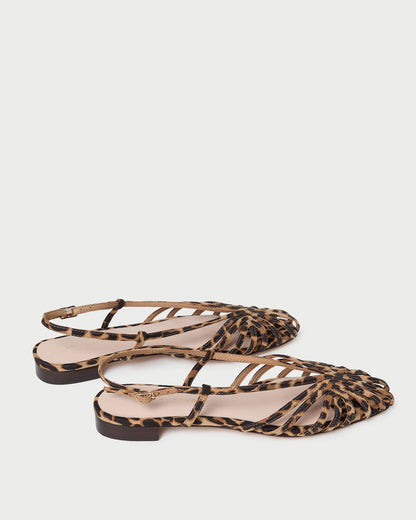 Women Loeffler Randall Devon Leopard Slingback Sandal