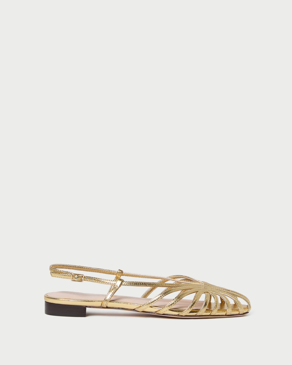 Women Loeffler Randall Devon Gold Slingback Sandal