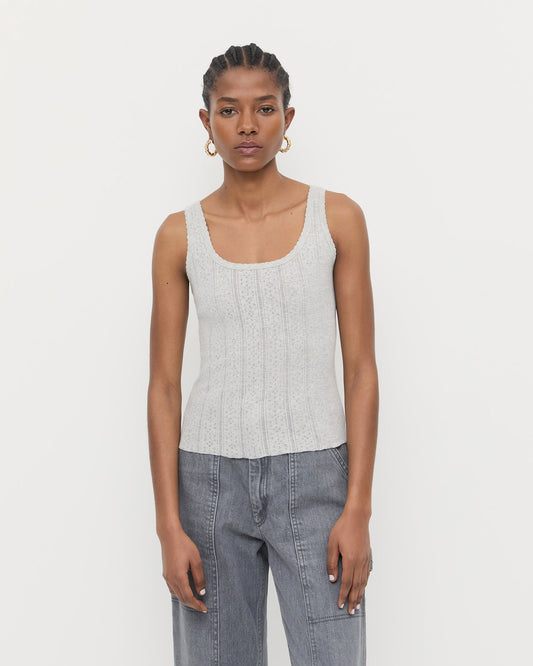 Women Loeffler Randall Rylee Pointelle Tank Top