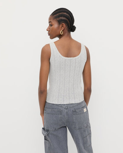 Women Loeffler Randall Rylee Pointelle Tank Top