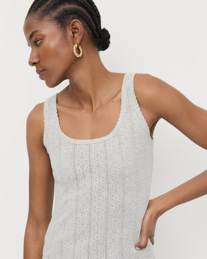 Women Loeffler Randall Rylee Pointelle Tank Top