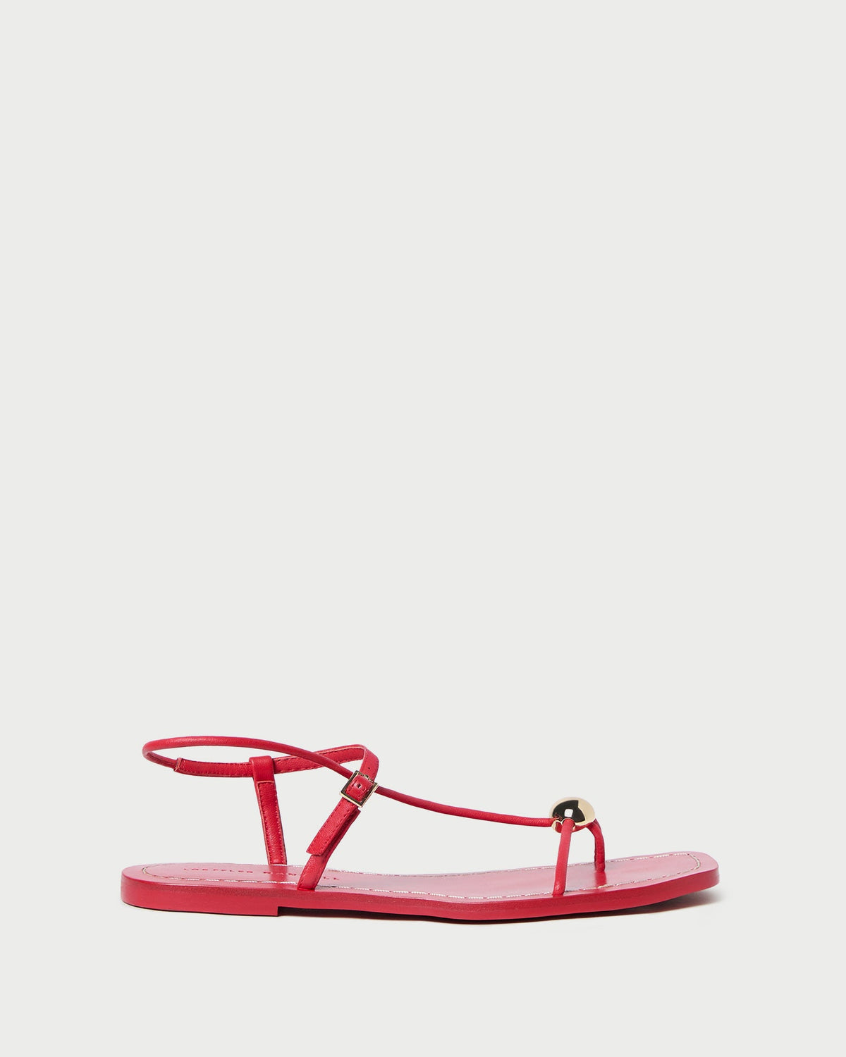 Women Loeffler Randall Lara Red Leather Sandal