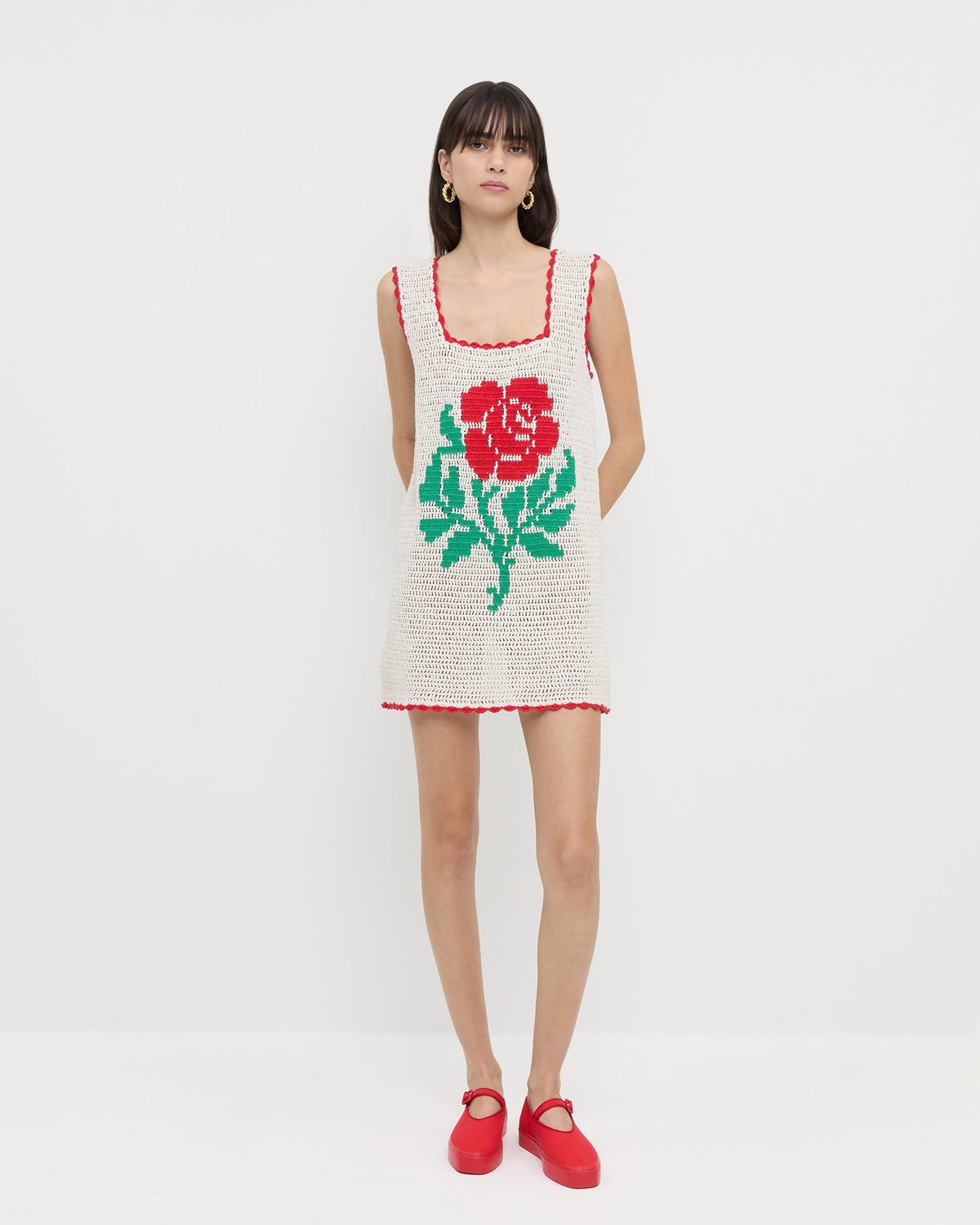 Women Loeffler Randall Helena Crochet Dress