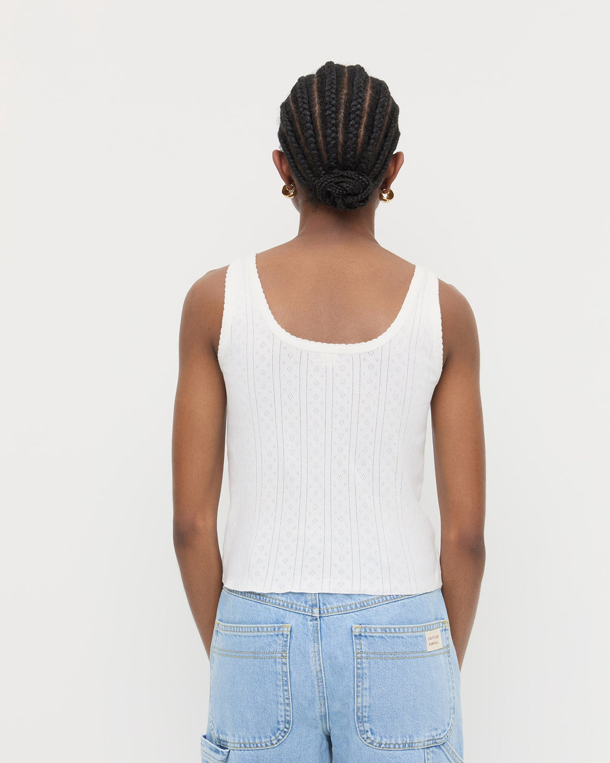Women Loeffler Randall Rylee Pointelle Tank Top