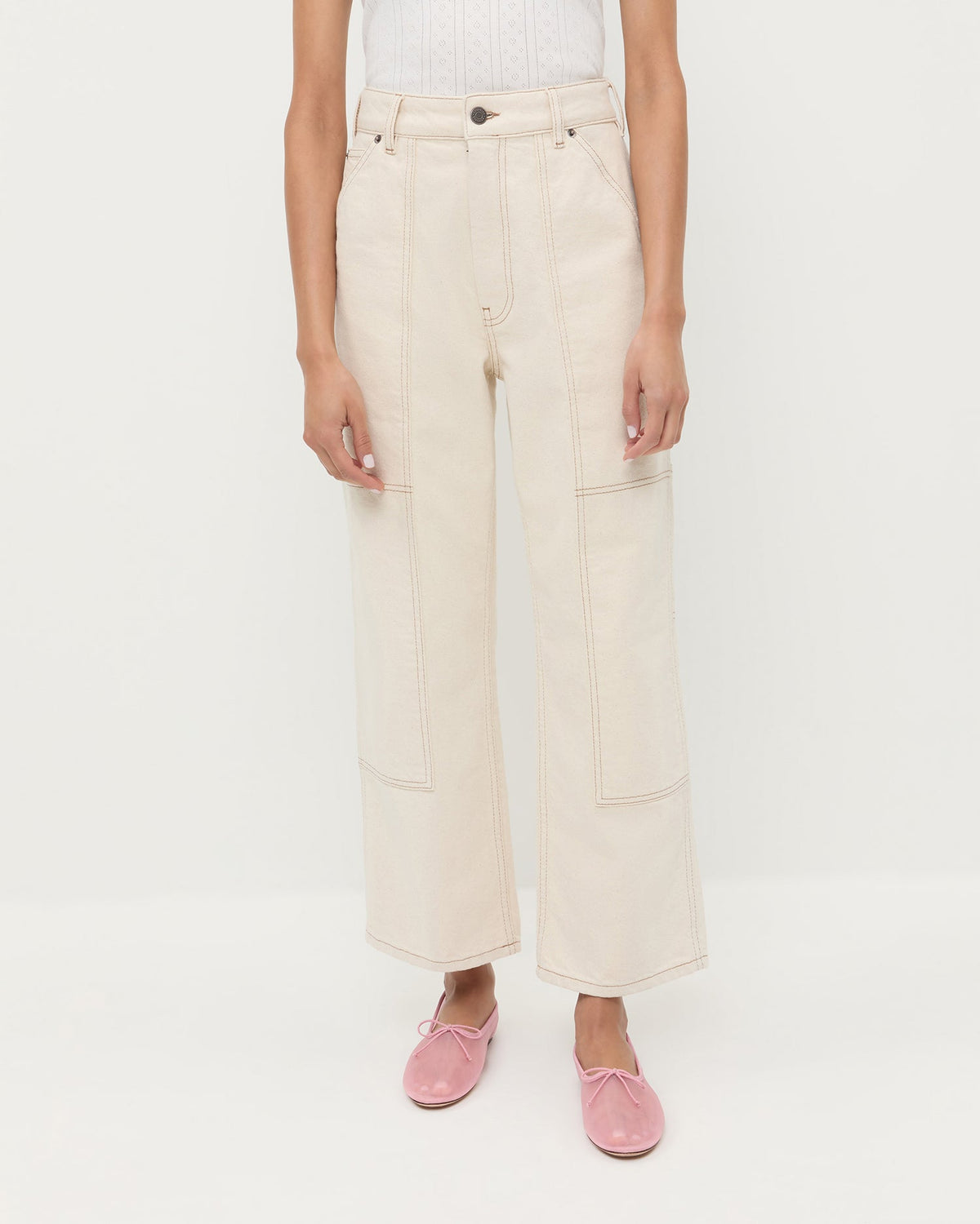 Women Loeffler Randall Molly Workwear Jean