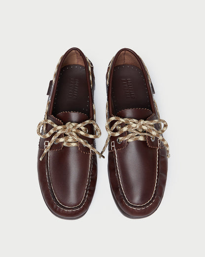 Women Loeffler Randall Franco Espresso/Butter Boat Shoe