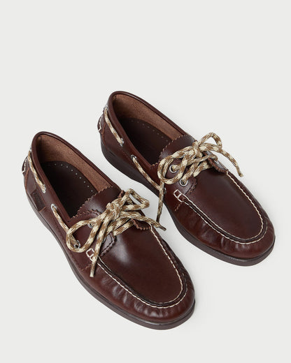 Women Loeffler Randall Franco Espresso/Butter Boat Shoe