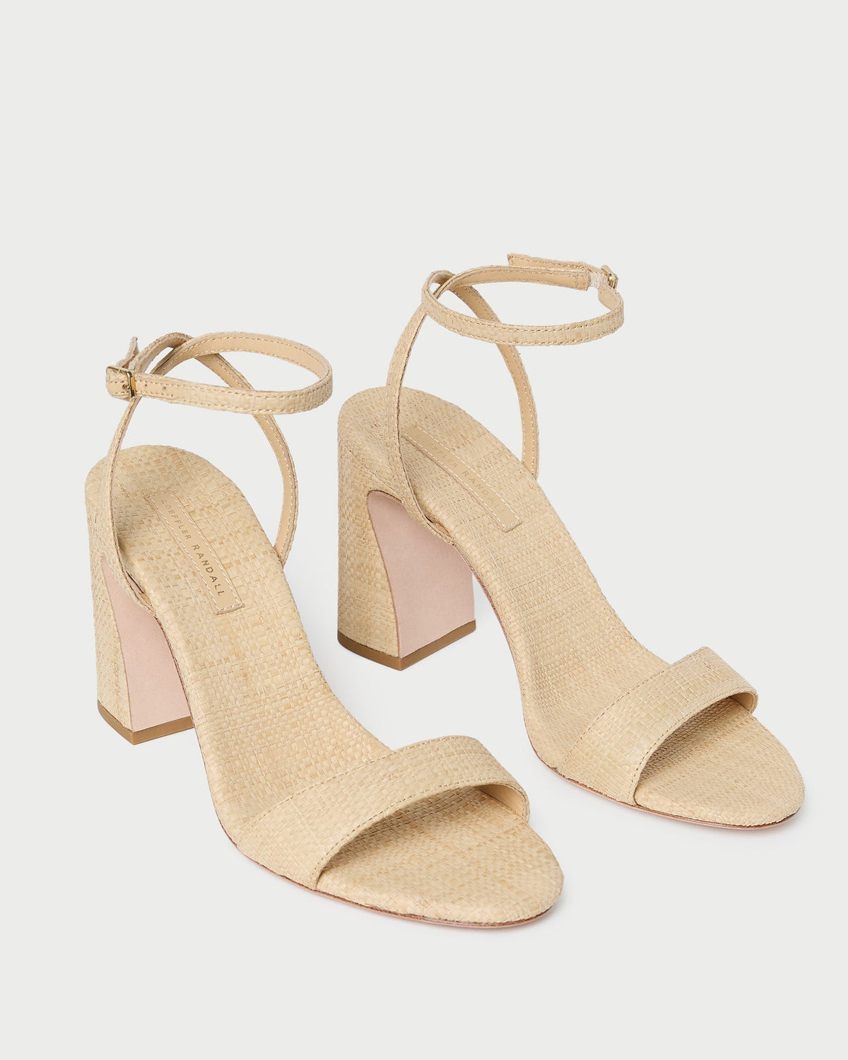Women Loeffler Randall Malia Natural Curved-Heel Sandal