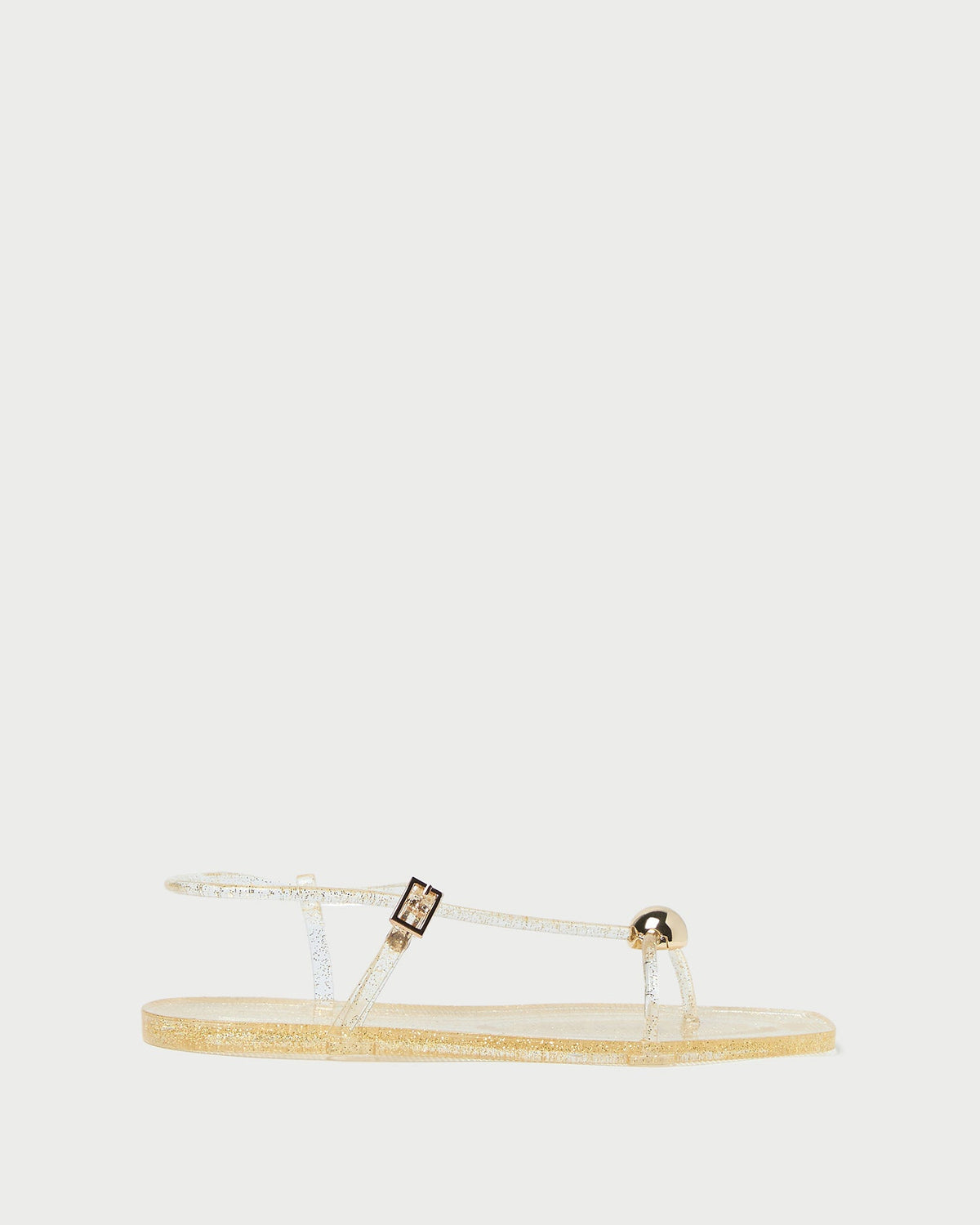 Women Loeffler Randall Dana Champagne Strappy Jelly Sandal