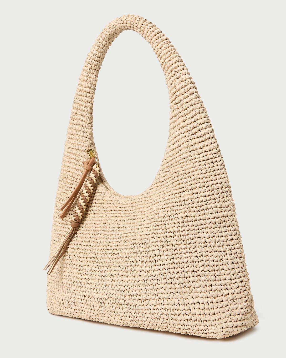 Women Loeffler Randall Willow Natural Woven Hobo Bag