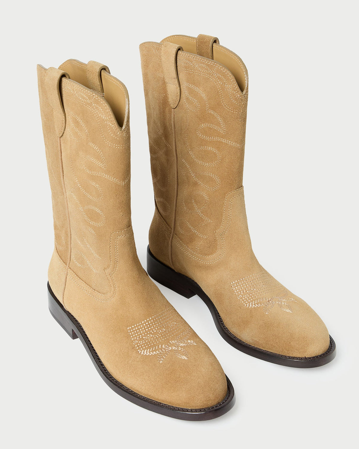 Women Loeffler Randall Jett Sand Suede Calf Boot