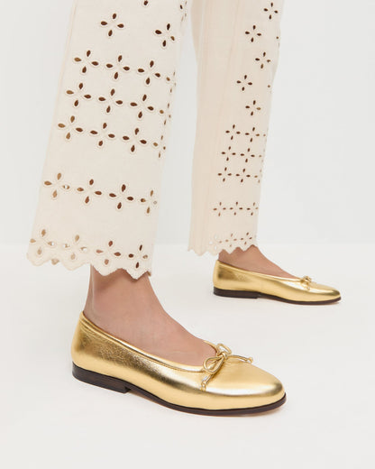 Women Loeffler Randall Noelle Champagne Ballet Flat