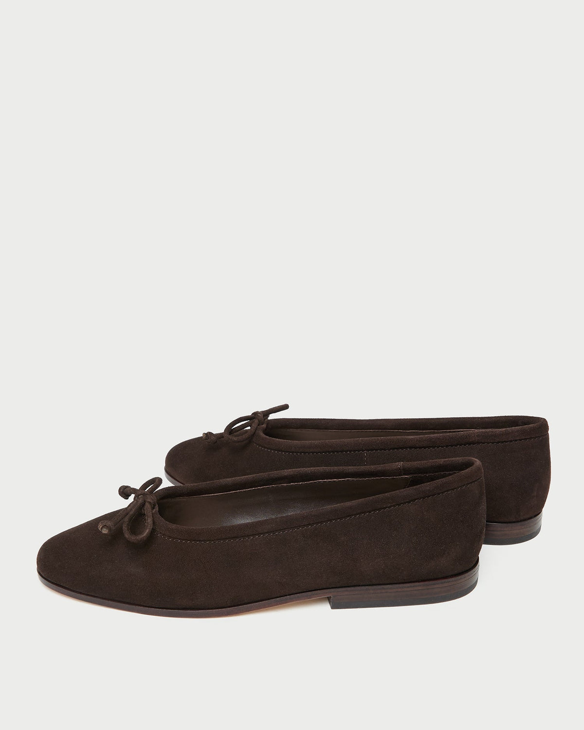 Women Loeffler Randall Noelle Brown Suede Ballet Flat