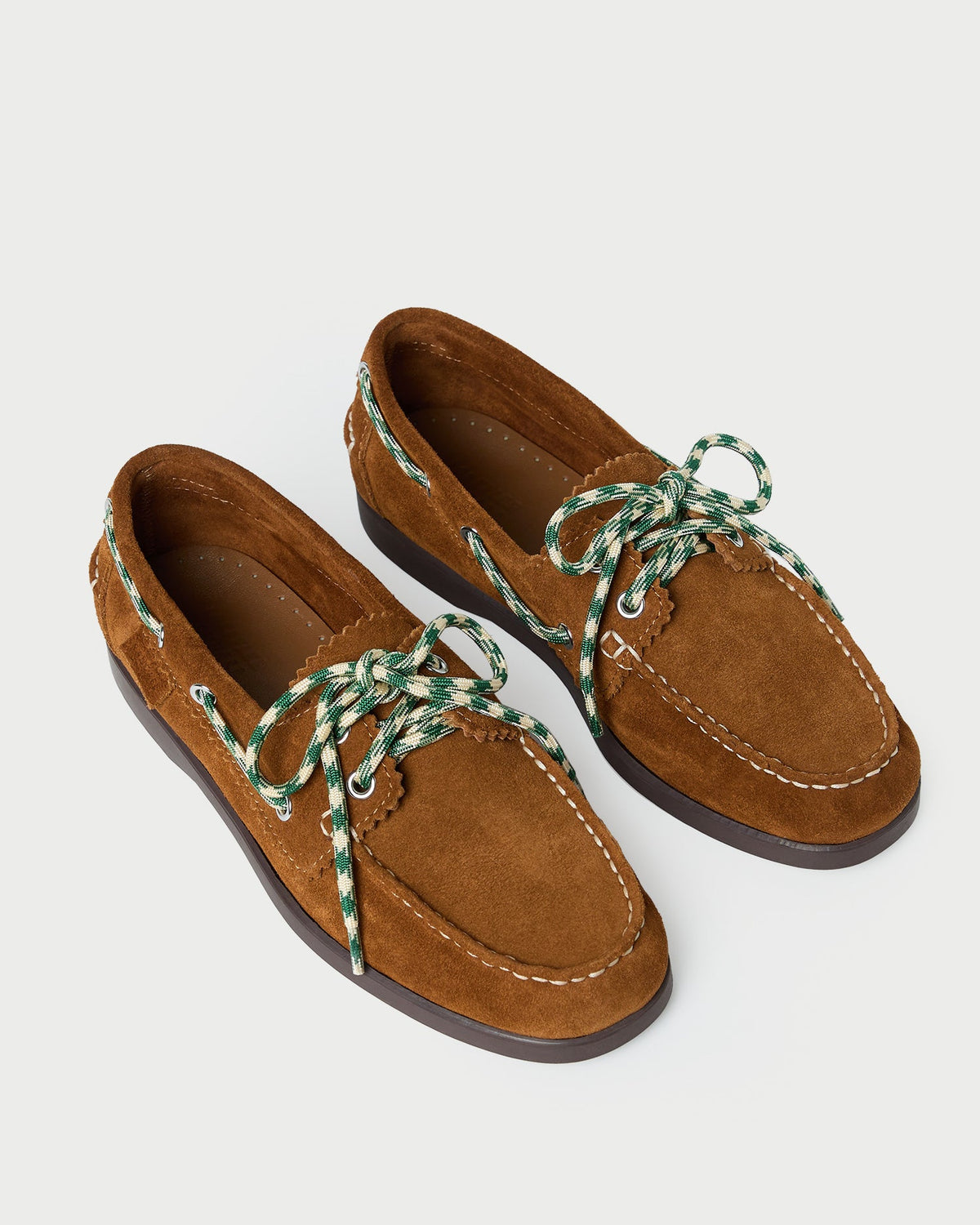 Women Loeffler Randall Franco Cacao Suede Boat Shoe