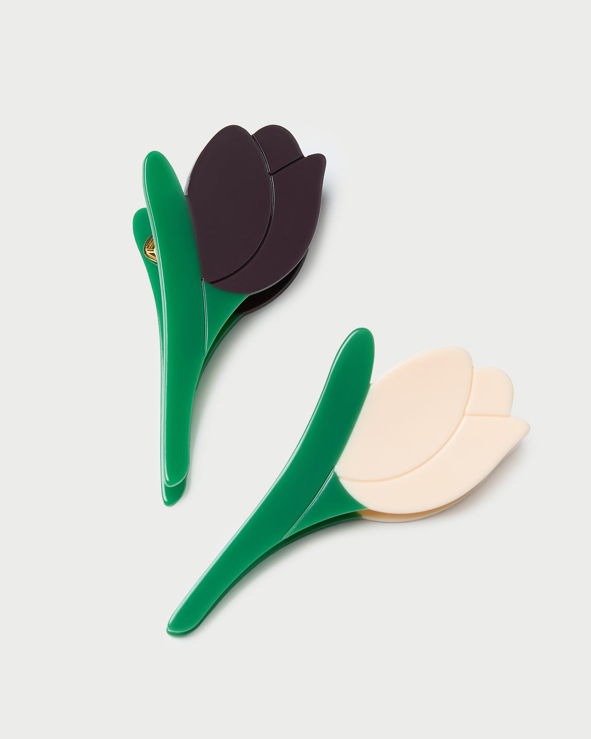 Women Loeffler Randall Juniper Maroon/Butter Tulip Clip Set