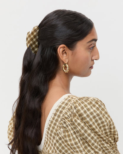 Women Loeffler Randall Yuri Butter Plaid Hair Clip Set