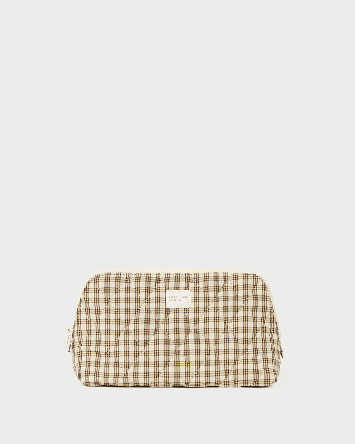 Women Loeffler Randall Frances Butter Plaid Cosmetic Pouch