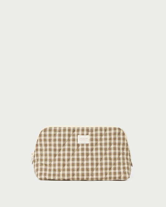 Women Loeffler Randall Frances Butter Plaid Cosmetic Pouch