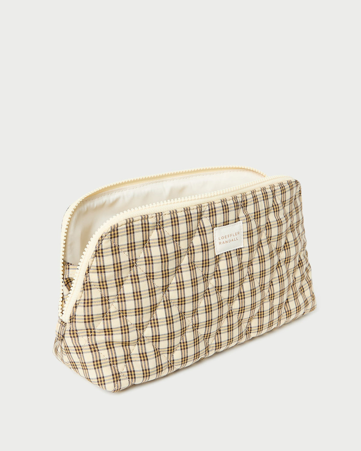 Women Loeffler Randall Frances Butter Plaid Cosmetic Pouch