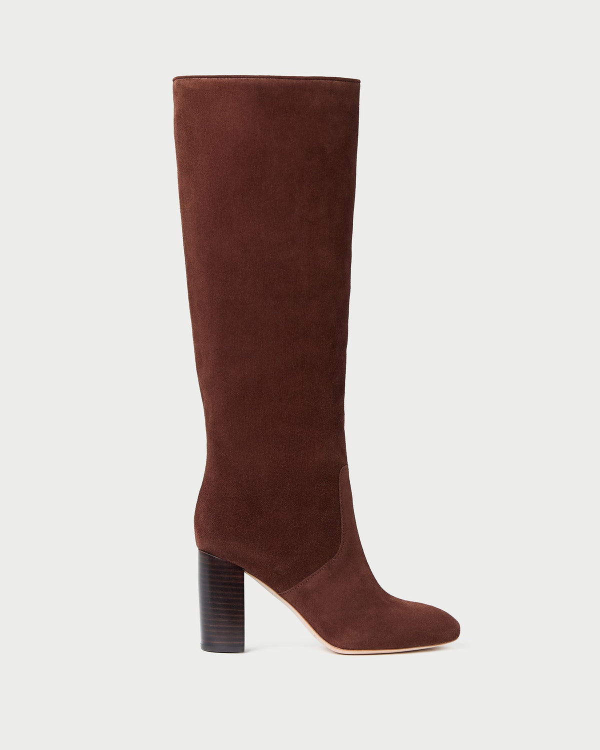 Women Loeffler Randall Goldy Espresso Suede Tall Boot