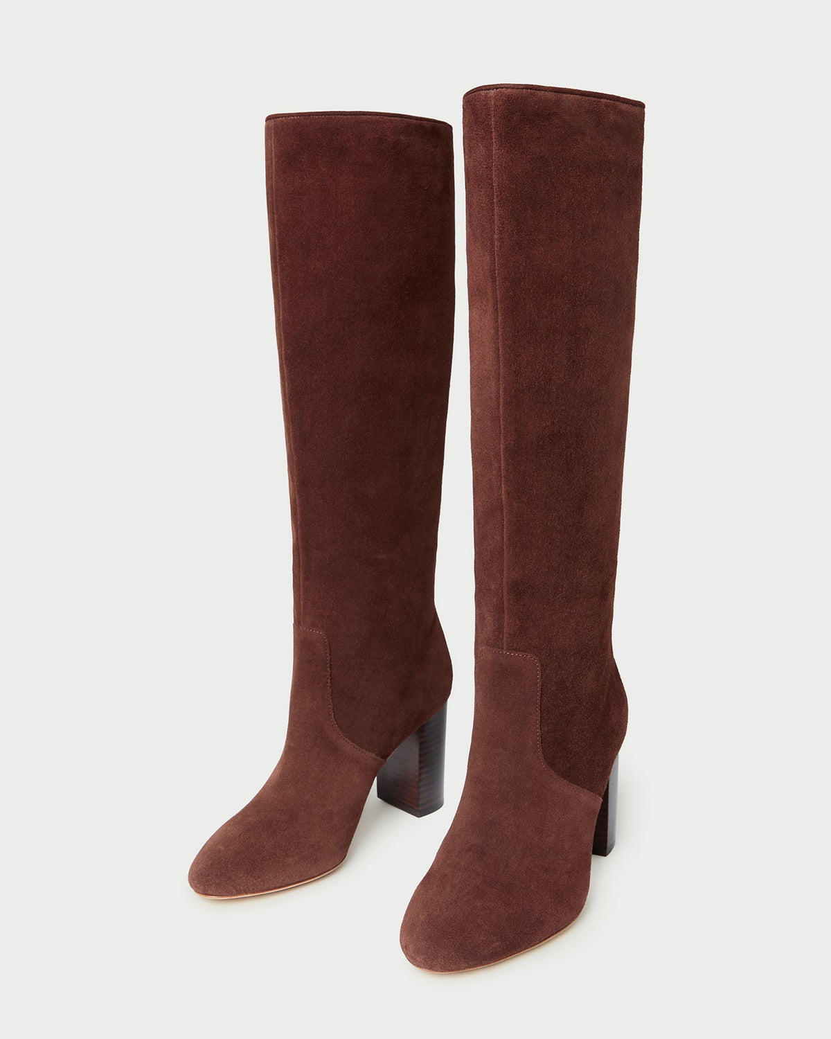 Women Loeffler Randall Goldy Espresso Suede Tall Boot