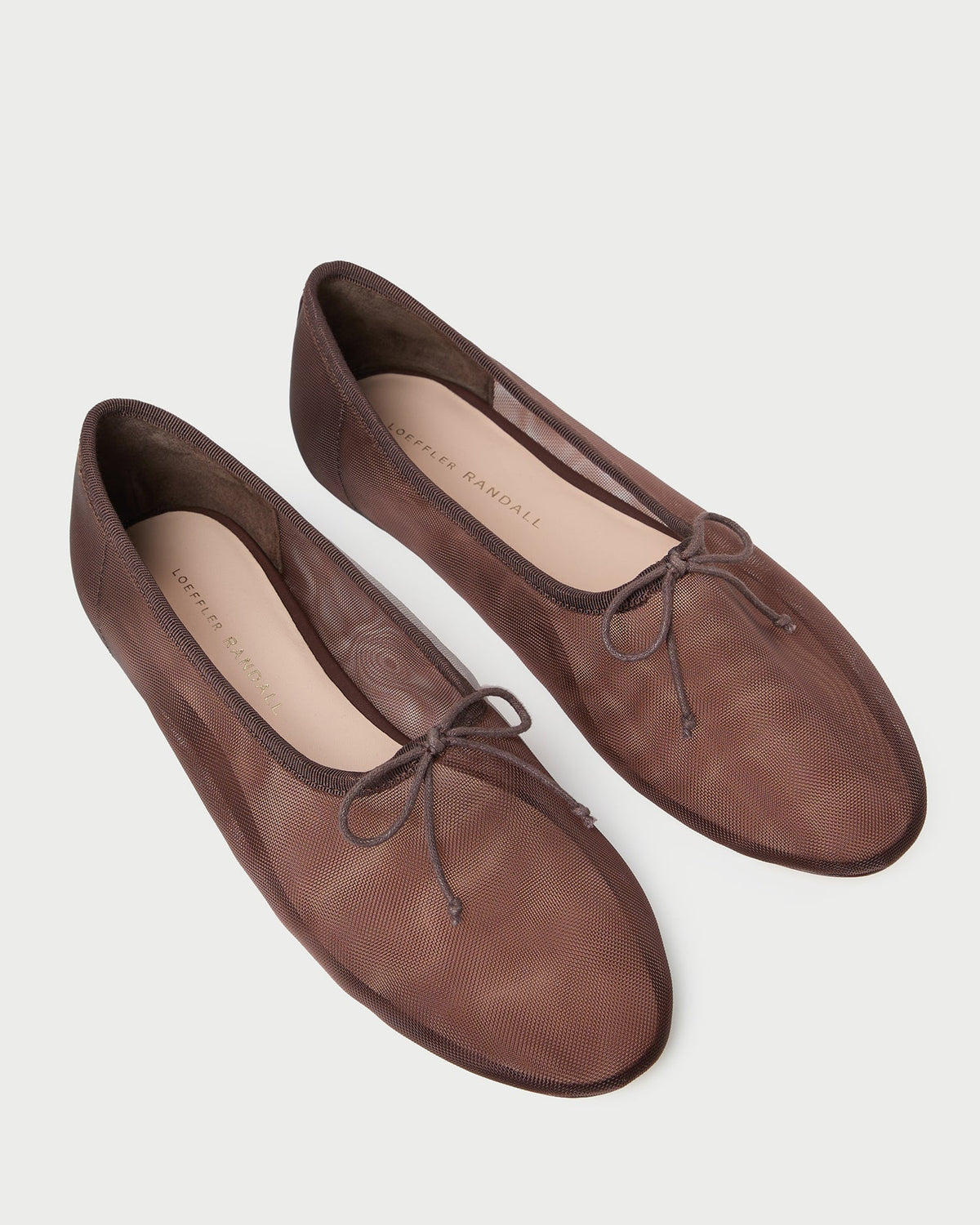 Women Loeffler Randall Landon Chocolate Mesh Ballet Flat