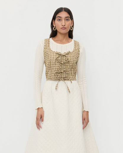 Women Loeffler Randall Callista Tie-Front Vest