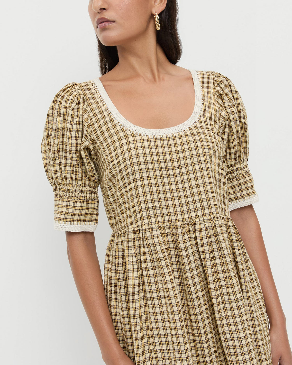Women Loeffler Randall Gillian Puff-Sleeve Dress